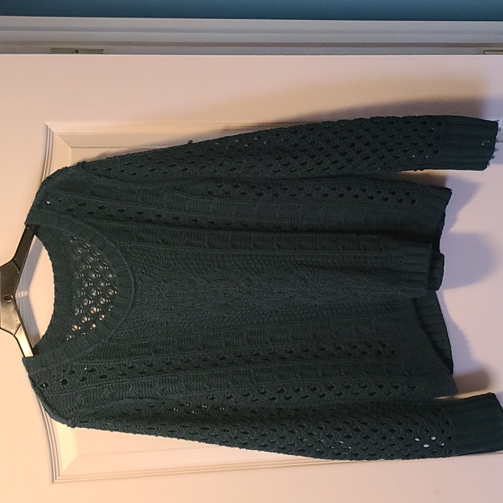 Halogen Dark Teal Green Sweater